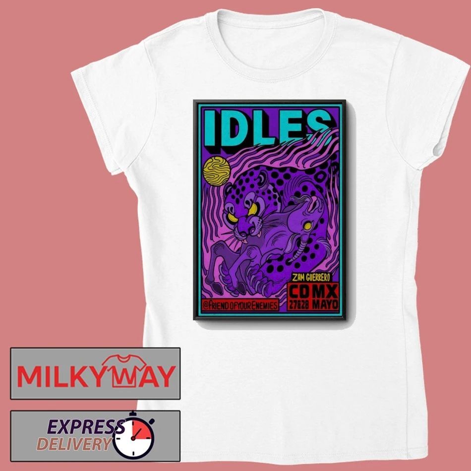 LIMITED Poster Idles Mexico Tour May 27 & 28 2026 shirt