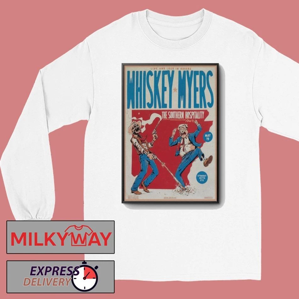Whiskey Myers May 19, 2026 Walmart AMP Rogers, AR Poster shirt