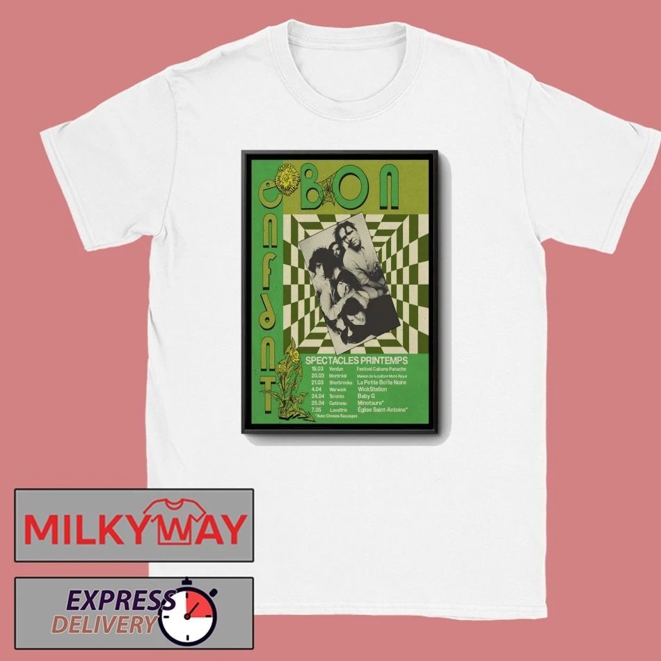 Bon Enfant Tour Spectacles Printemps 2026 Poster shirt