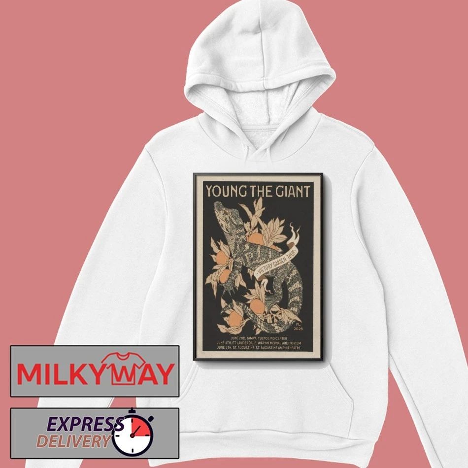 Young The Giant Victory Garden Tour 2026 Poster shirt