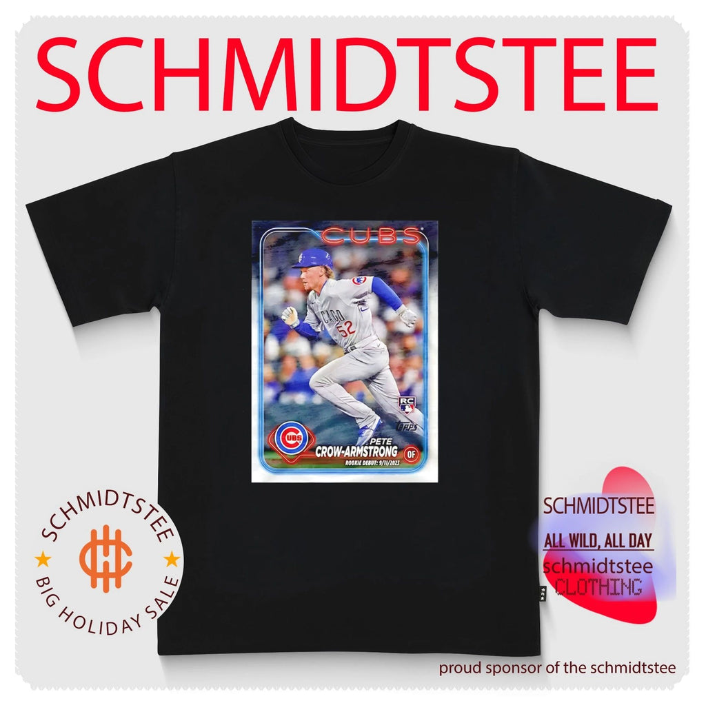 Chicago Cubs Pete Crow-Armstrong Topps Baseball Card shirt