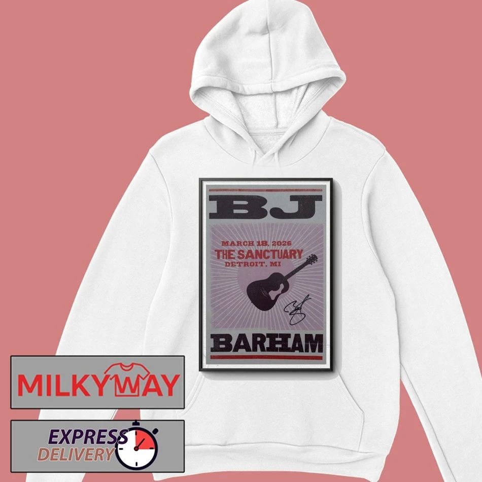 Poster BJ Barham Mar 18 2026 Detroit, MI shirt