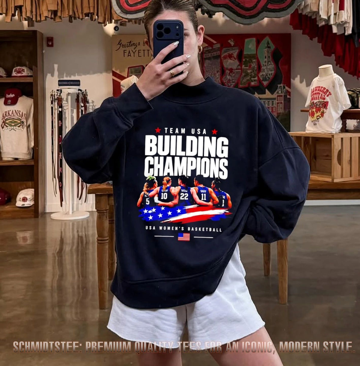 USA Women’s Basketball FIBA World Cup Team USA Building Champions shirt
