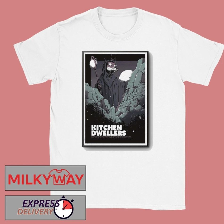 Kitchen Dwellers Poster Feb 2026 Tour shirt