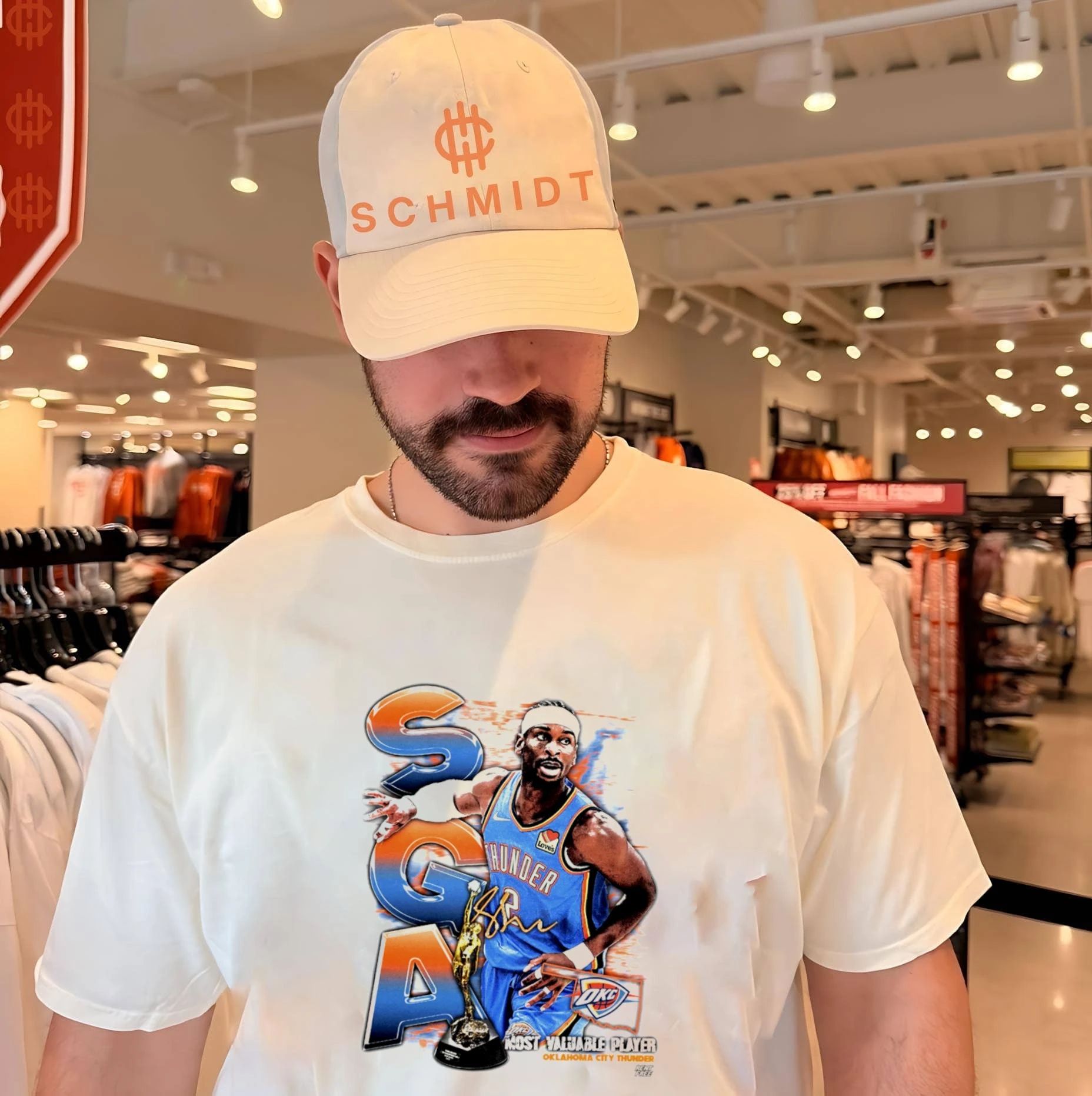 Shai Gilgeous-Alexander OKC Thunder Most Valuable Player 2026 graphic shirt