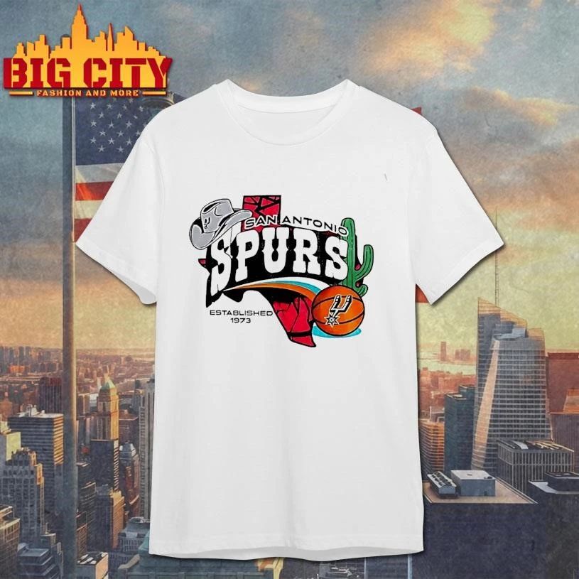 San Antonio Spurs Nba Texas Basketball San Antonio Spurs Established 1973 White Shirt