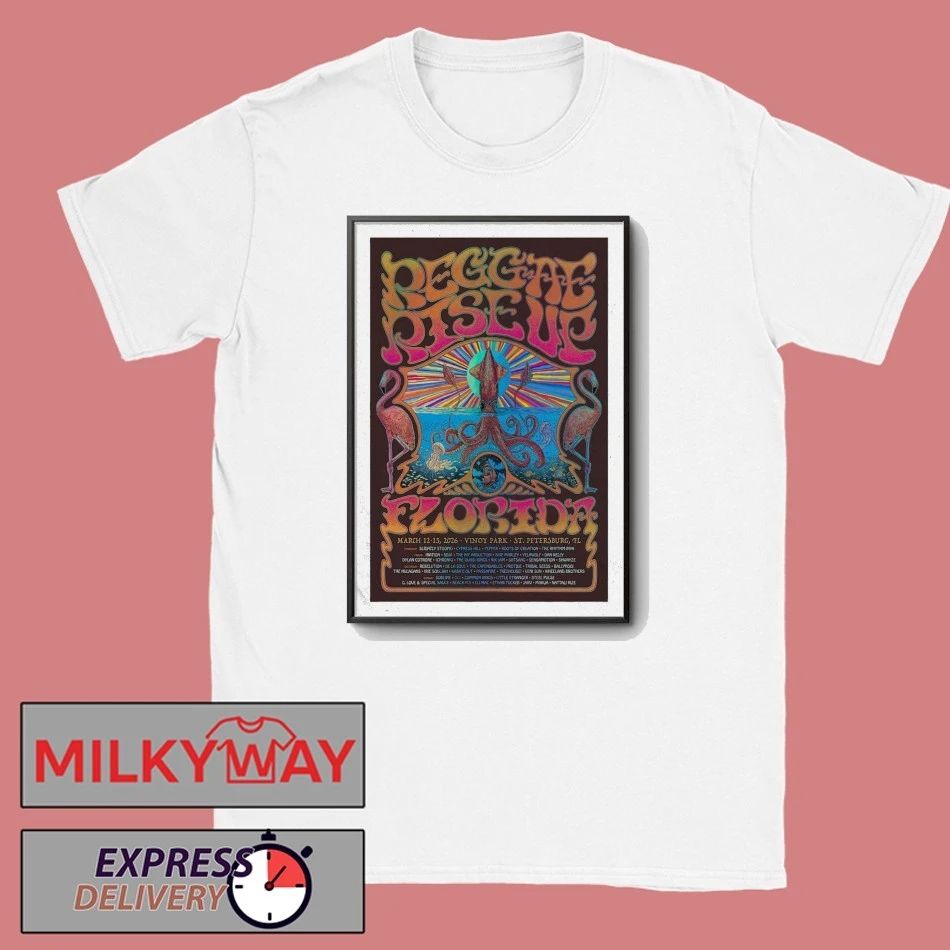 Reggae Rise Up Florida Festival 2026 Poster shirt