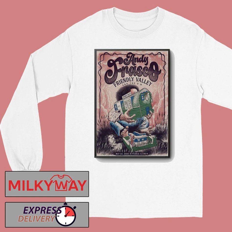 Andy Frasco & The U.N. 5 22 2026 Peoria IL Poster shirt