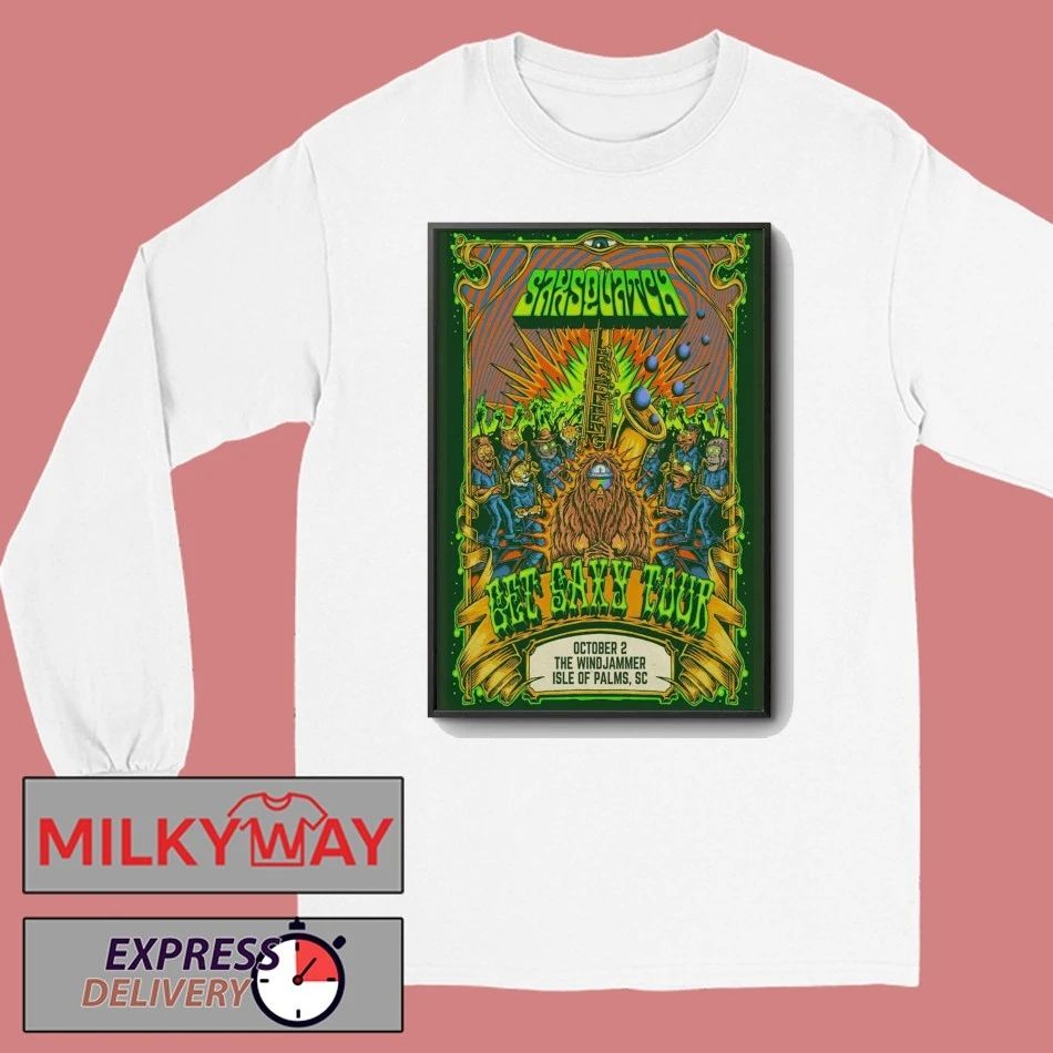 SAXSQUATCH at The Windammer’s NÜTRL Beach Stage October 2nd Poster shirt