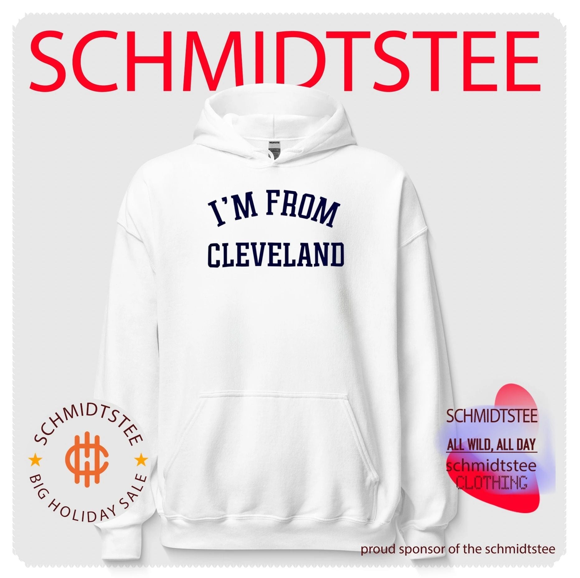 Travis Kelce wearing I’m From Cleveland shirt