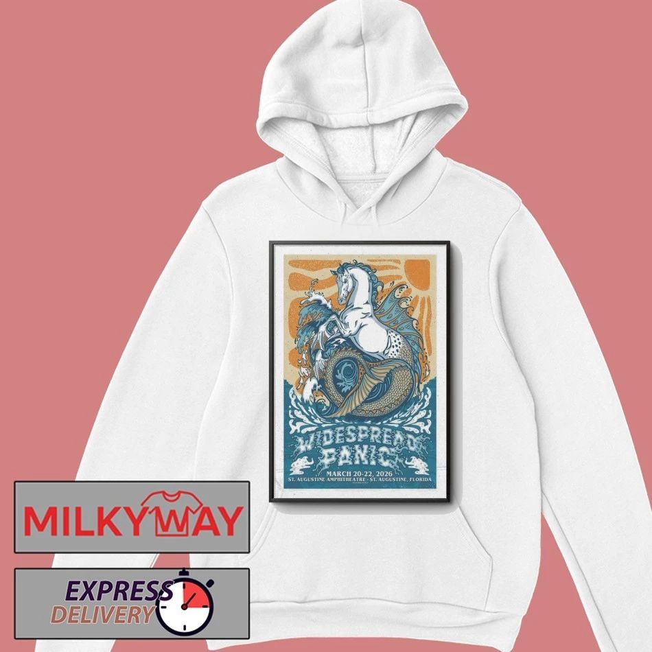 Widespread Panic March 20-22 2026 Saint Augustine, FL Poster shirt