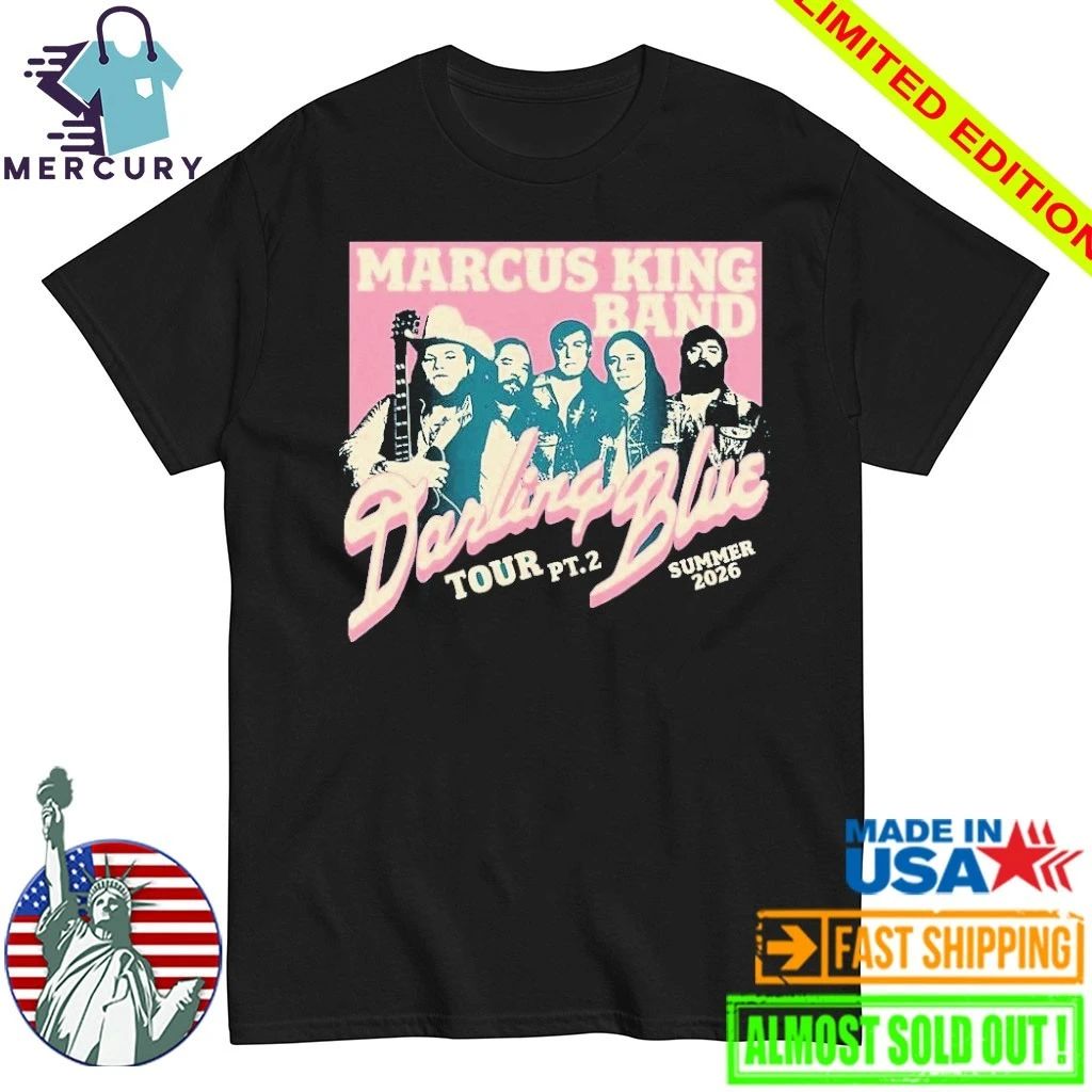 Marcus King 2026 Summer Tour Dates Darling Blue Shirt