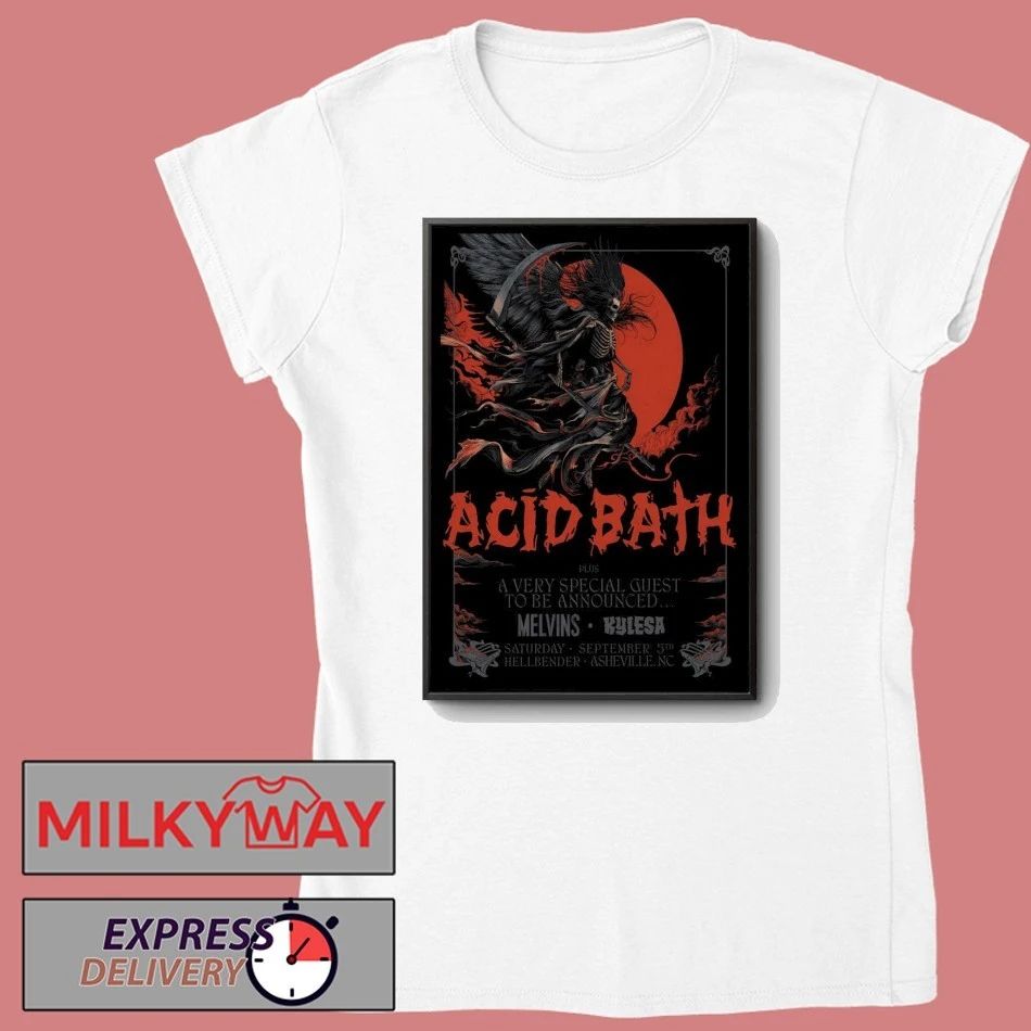 Acid Bath Hellbender By The Orange Peel In Asheville NC Sept 5 2026 Poster shirt