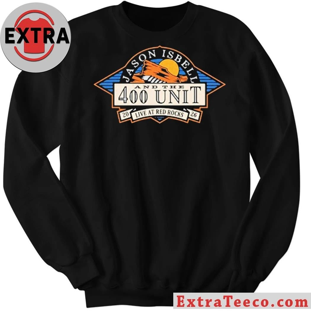 Jason Isbell and the 400 Unit Red Rocks Amphitheatre May 2, 2026 Event Shirt
