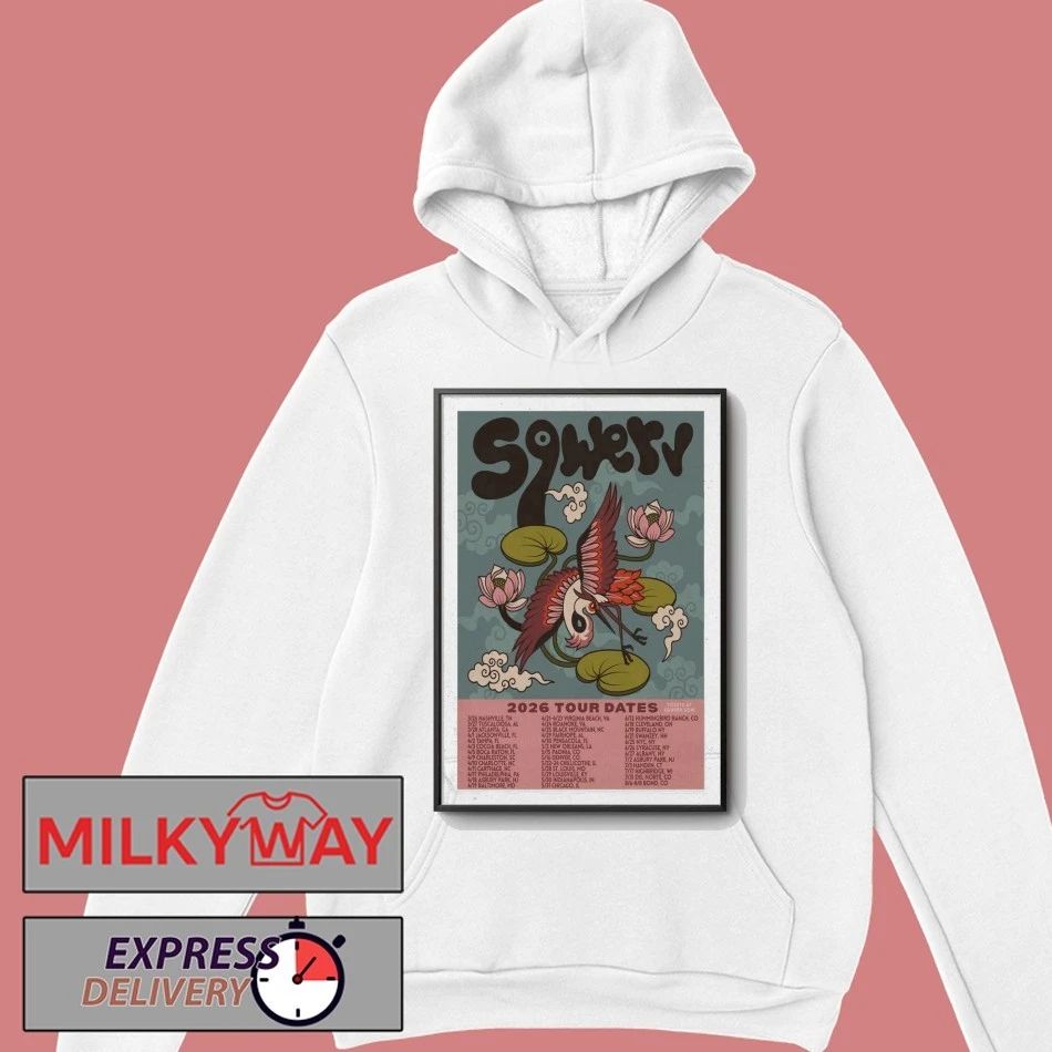 Sqwerv Summer Tour 2026 Poster shirt