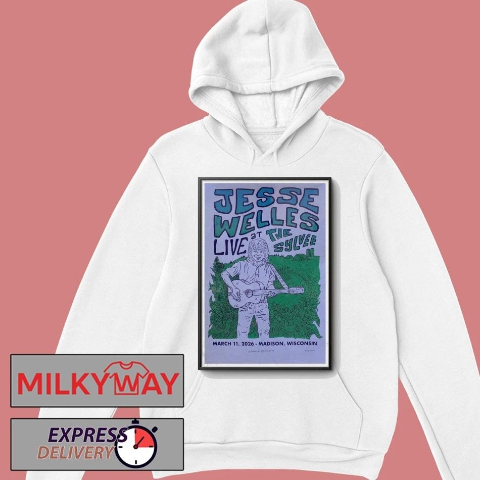 Jesse Wellles Poster Mar 11 2026 Madison, WI shirt