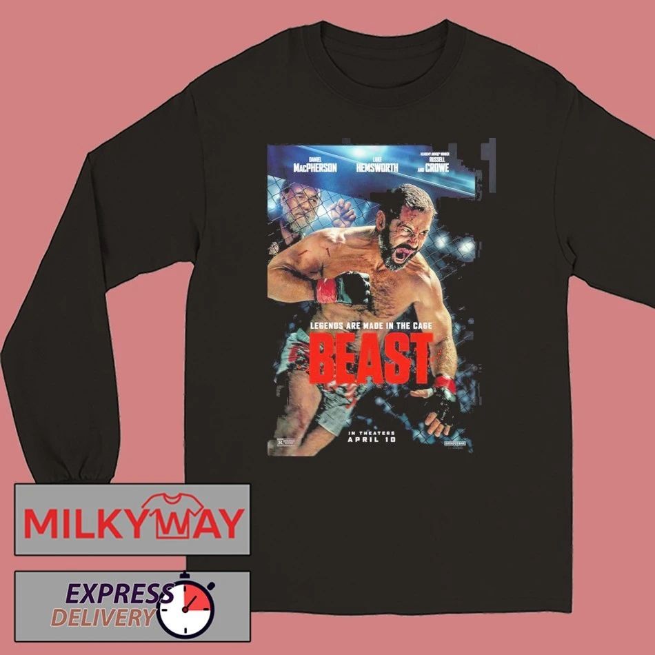 Russell Crowe Beast MMA Movie Legends Are Made In The Cage In Theaters On April 10 2026 T-Shirt