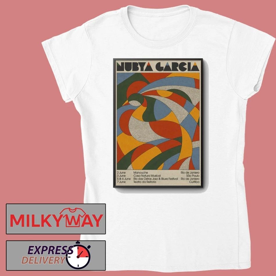 Nubya Garcia 2026 Brazil Tour Poster shirt