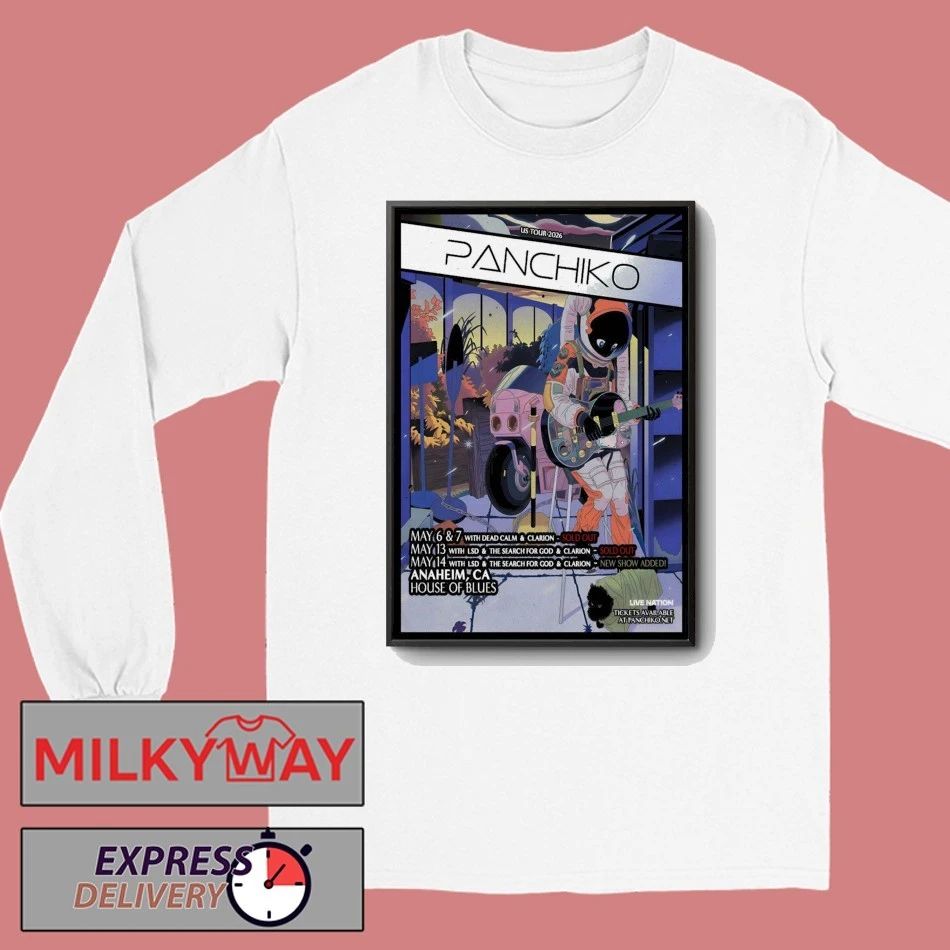 Panchiko 2026 US Tour Poster shirt