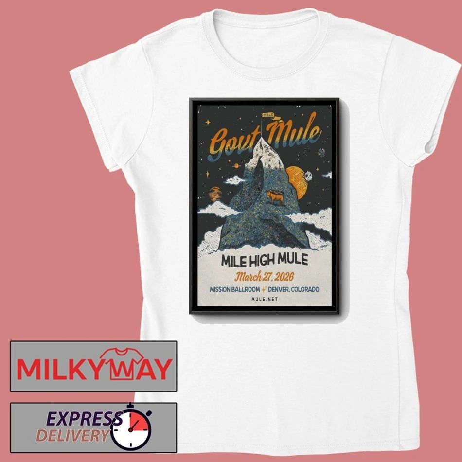 GOV’T Mule Poster 3 27 2027 Denver shirt
