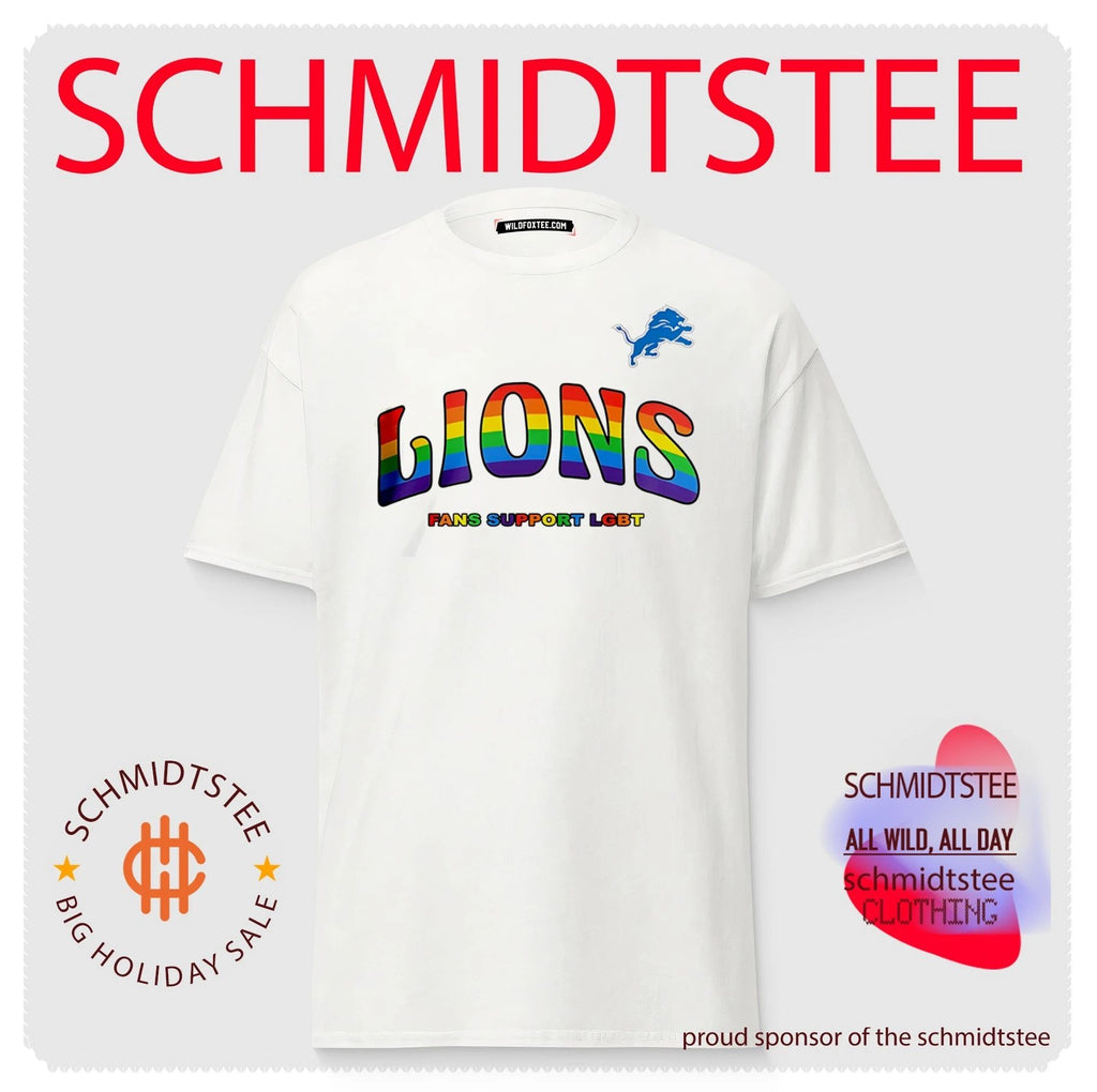 Detroit Lions Fans Support LGBT Pride Month shirt