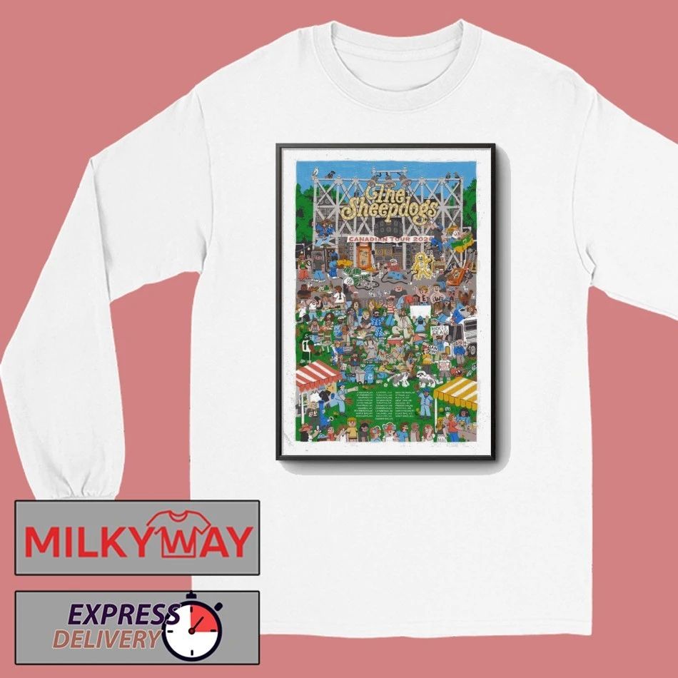 The Sheepdogs 2026 Canadian Tour Poster shirt