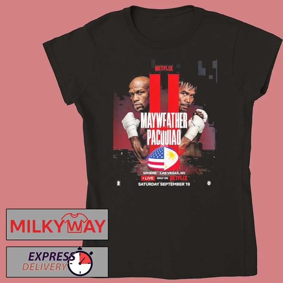 Floyd Mayweather Vs Manny Pacquiao Professional Boxing Match At Sphere Las Vegas On September 19 2026 T-Shirt