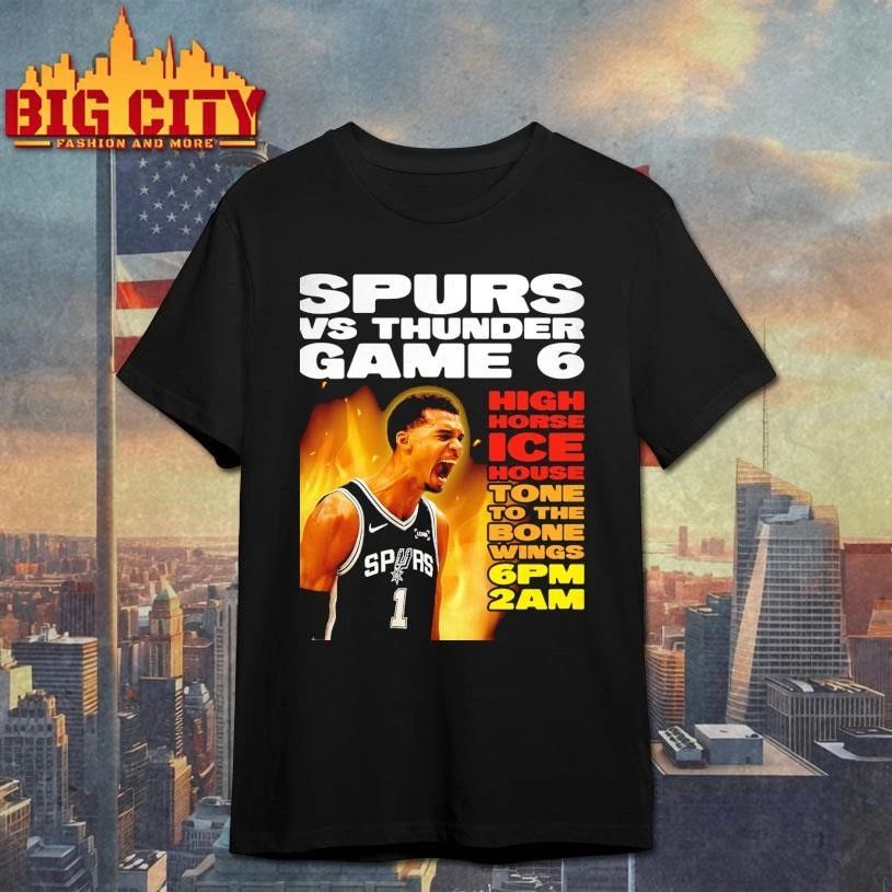 Victor Wembanyama San Antonio Spurs Game 6 NBA Playoffs Poster Shirt