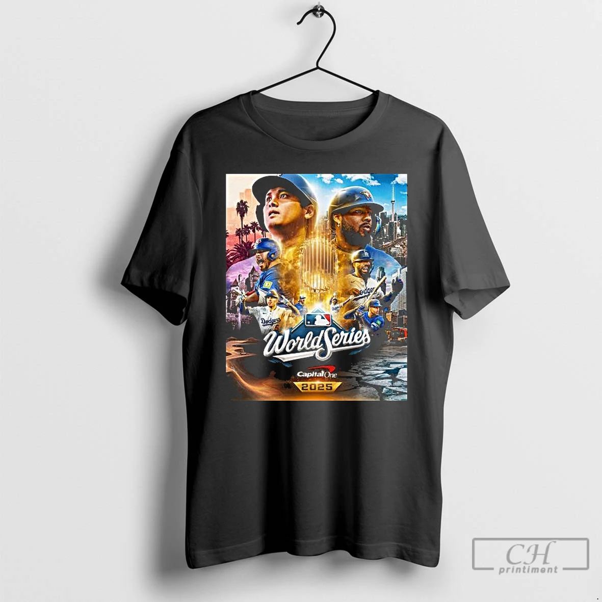 Classic Blue Jays Vs Dodgers World Series Capital One 2025 T Shirts