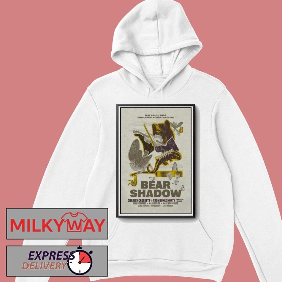 LIMITED Poster Bear Shadow May 29 – 31 2026 Highlands, North Carolina TOUR shirt
