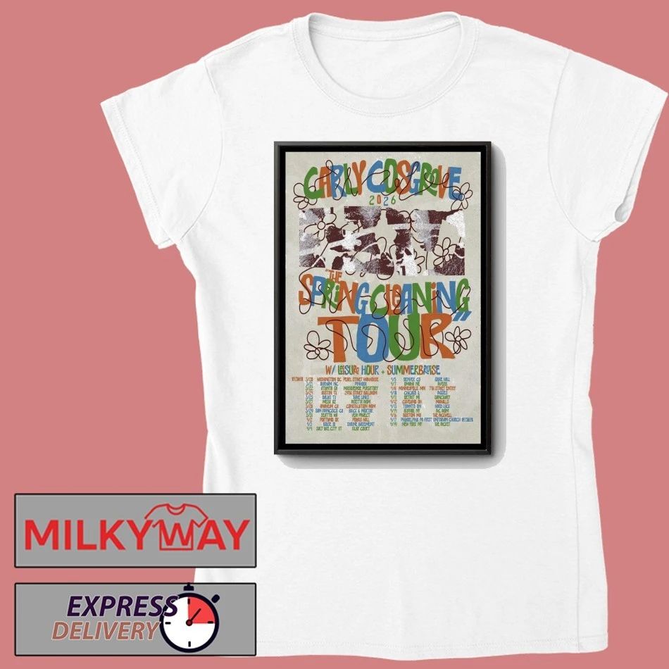 Poster Carly Cosgrove 2026 The Spring Cleaning Tour shirt
