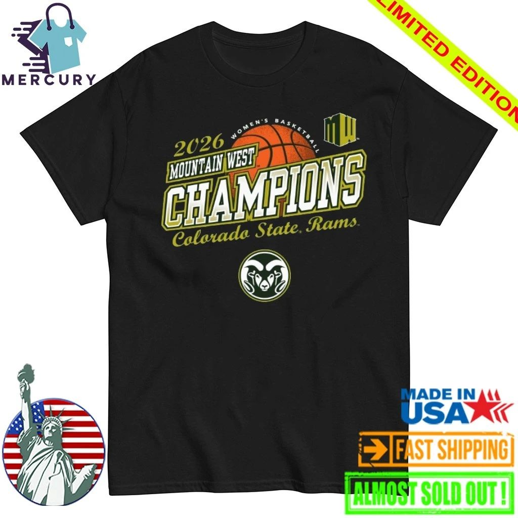 Colorado State Rams Women’s Basketball 2026 Mountain West Tournament Champions Shirt