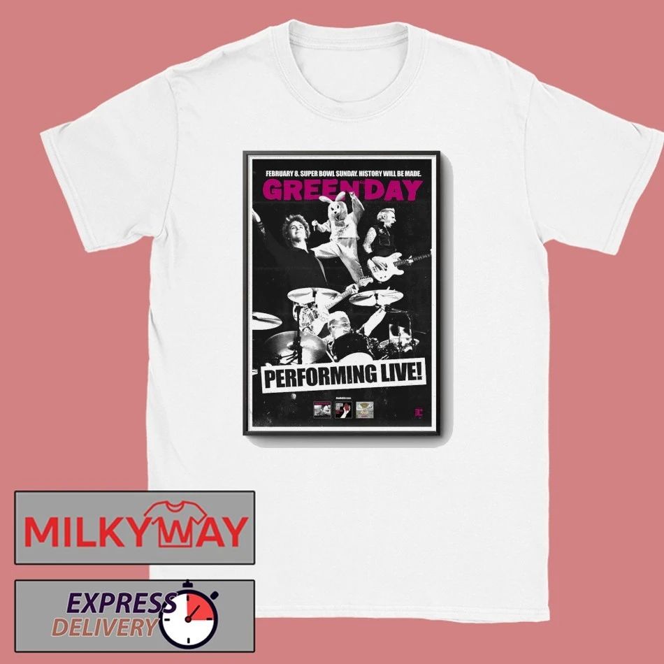 Green Day February 8 2026 At Levi’s Stadium Show Poster shirt