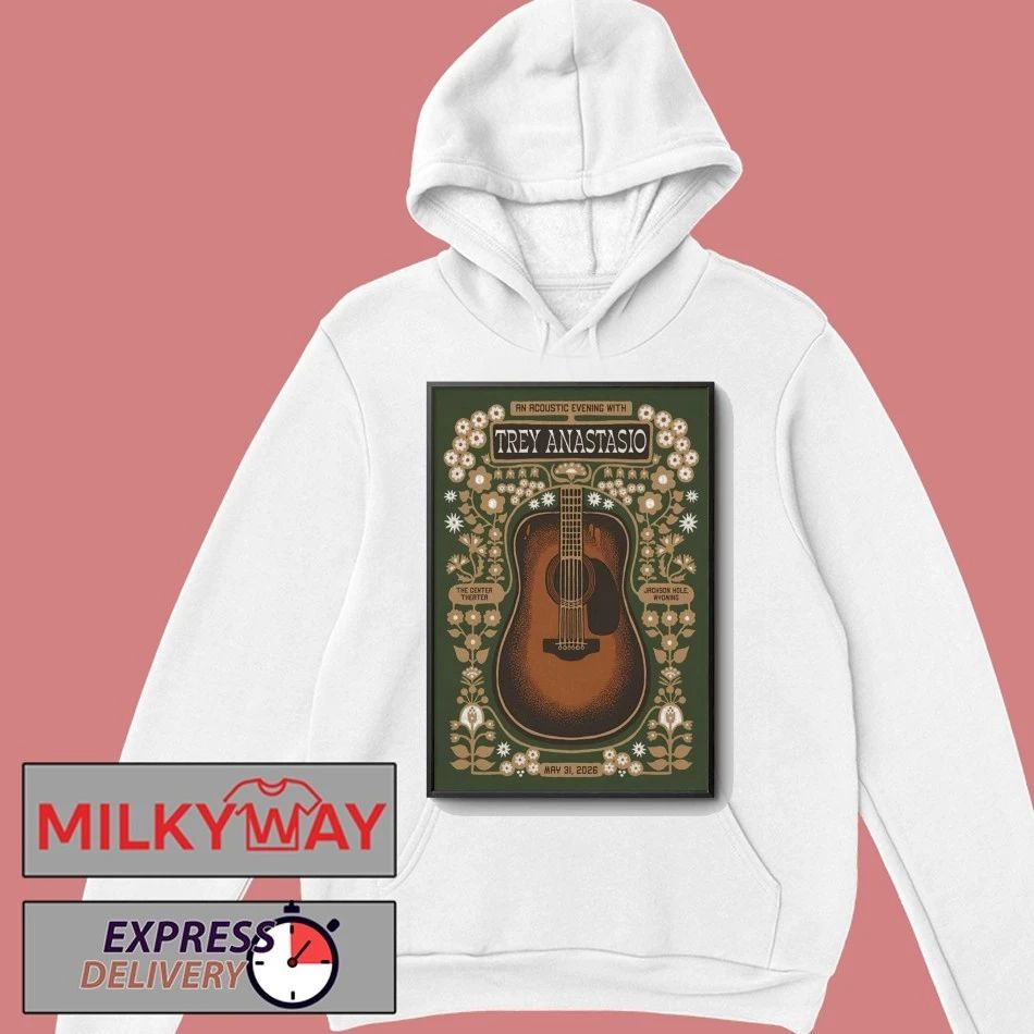 Trey Anastasio In Jackson Hole Wyoming On May 31 2026 Tour Poster shirt