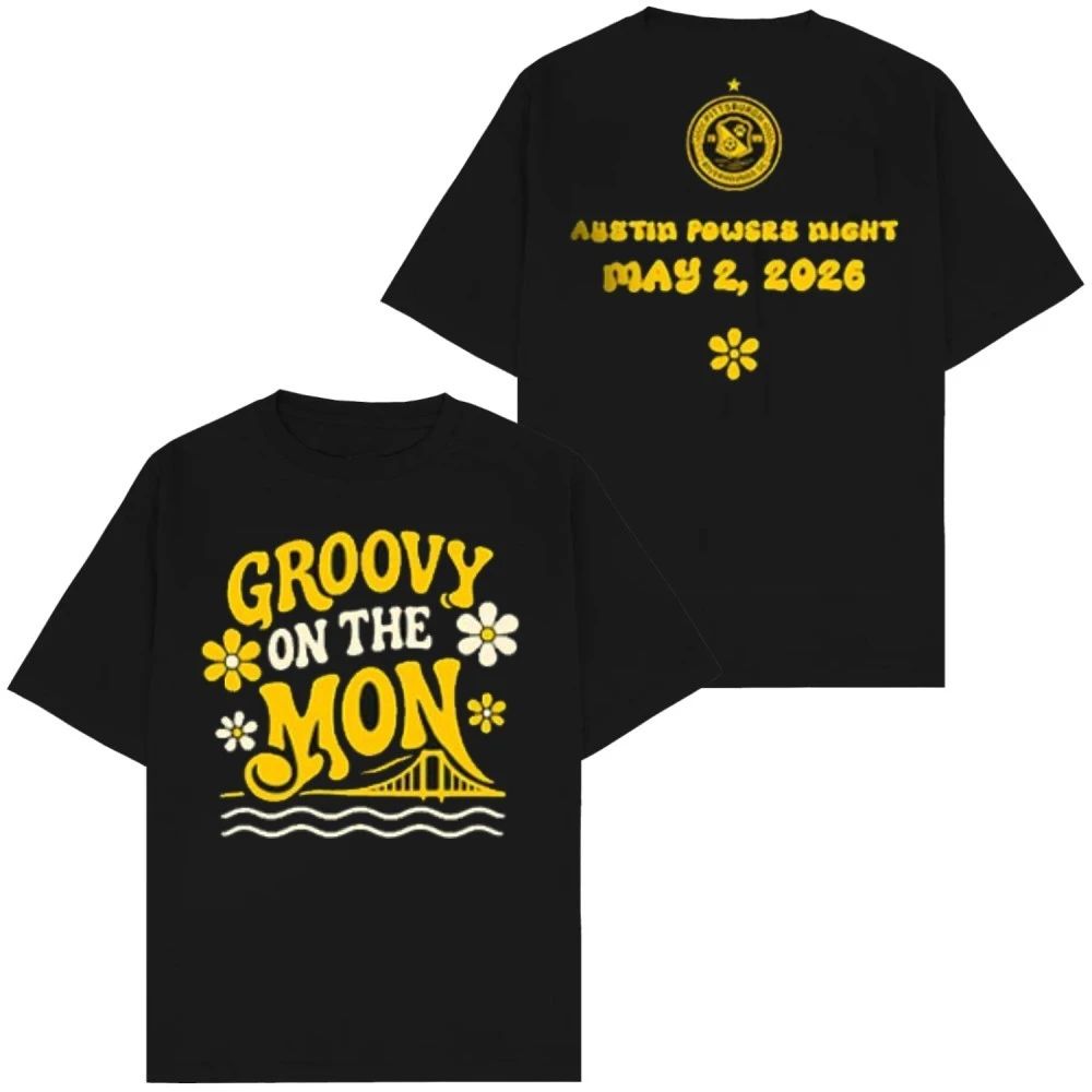 Pittsburgh Riverhounds SC Groovy On The Mon Austin Powers Night May, 2026 Shirt