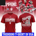 Indiana Hoosiers 2026 Peach Bowl Champions Celebration Shirt