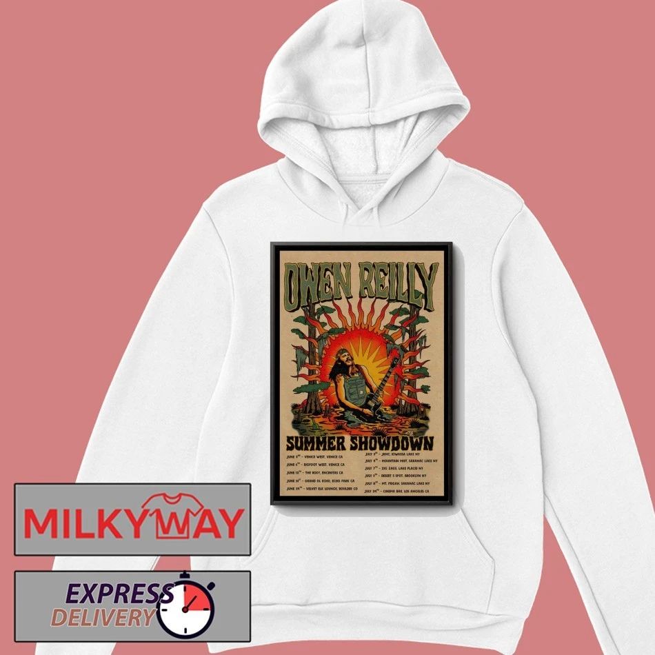 Owen Reilly Tour Summer Showdown 2026 Poster shirt