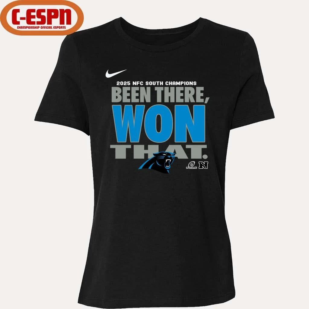 Division Champs Carolina Panthers Been There Won That T-Shirt