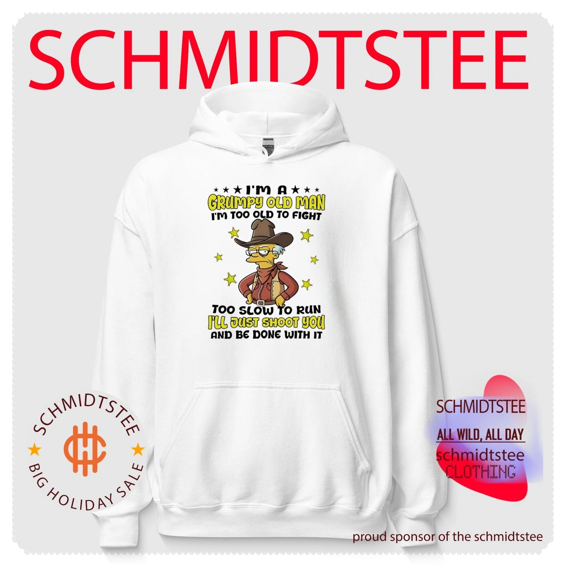 I’m a grumpy old man I’m too old to fight Abraham Simpson shirt