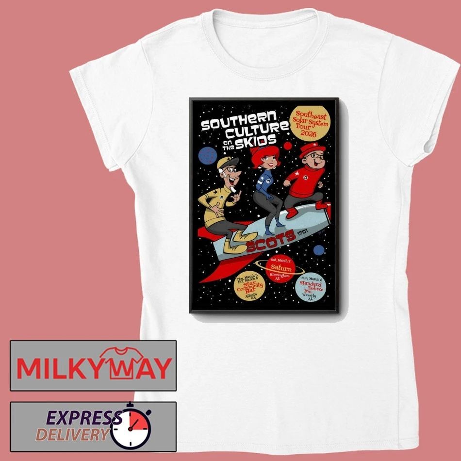 Southern Culture On The Skids Southeast Solar System Tour Mar 2026 Poster shirt