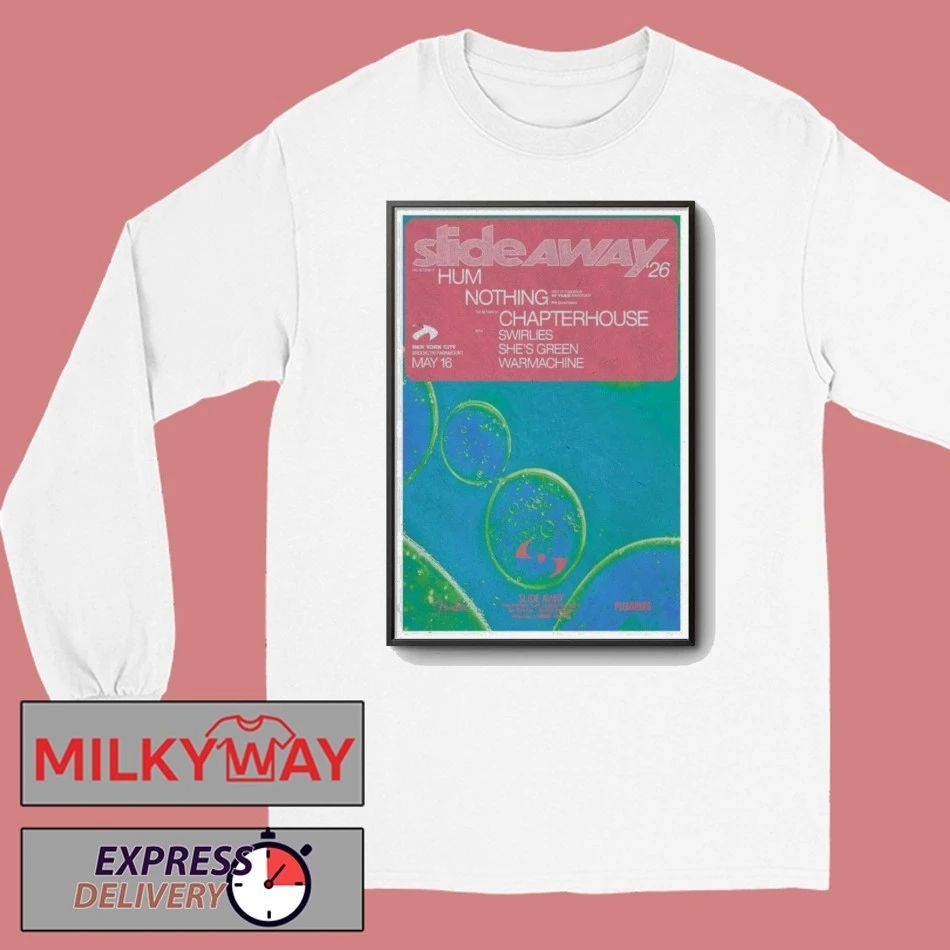 POSTER SLIDE AWAY 5.17.2026 New York City Tour shirt
