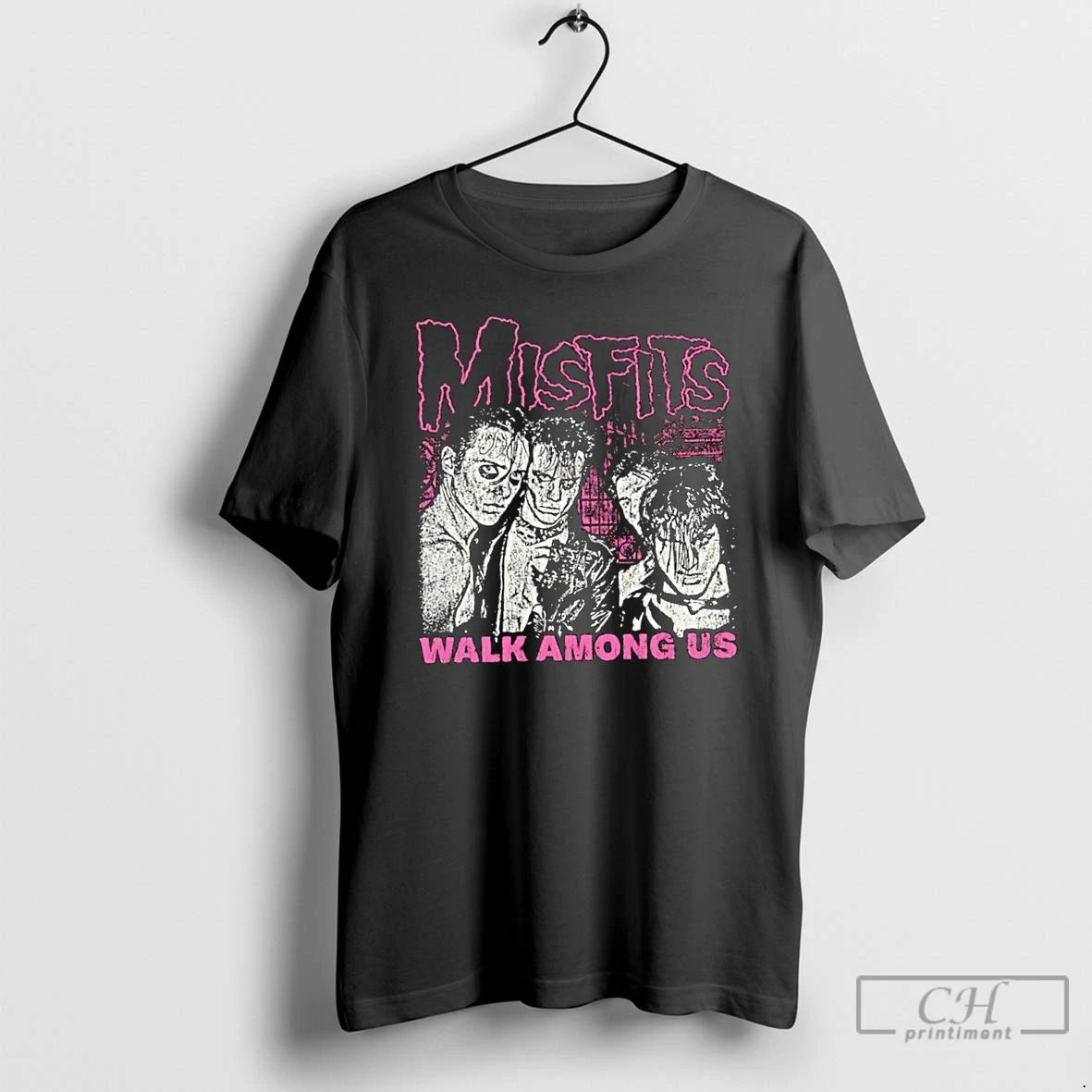 Classic Misfits Rock Band Walk Among Us T Shirts