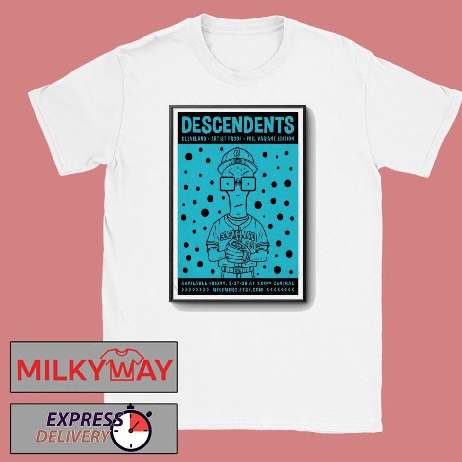 Poster Descendents Mar 27 2026 Cleveland shirt