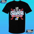 Kansas Jayhawks Blue 84 2026 Big 12 Baseball Tournament Champions Shirt