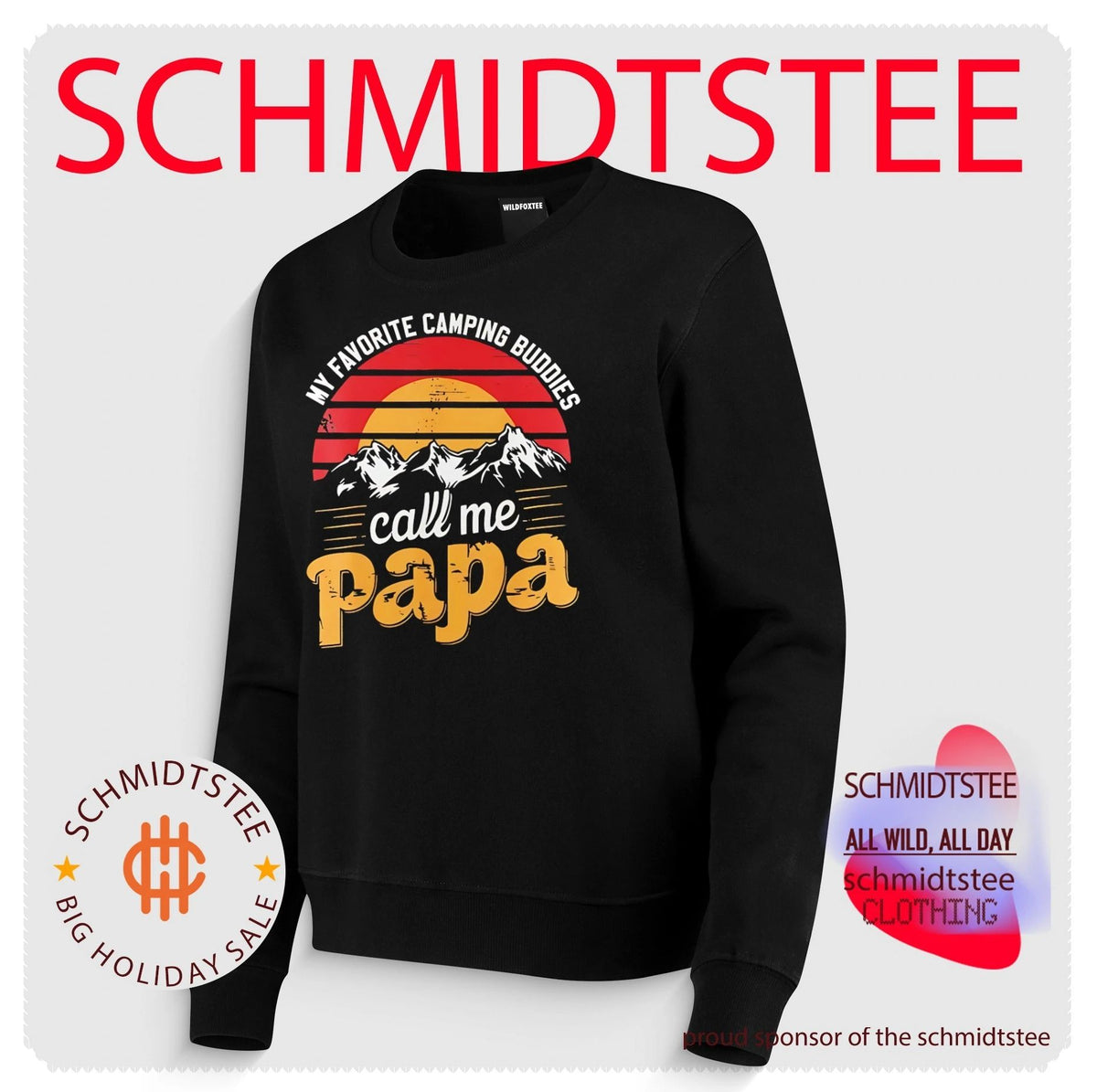 My favorite camping buddies call me papa shirt