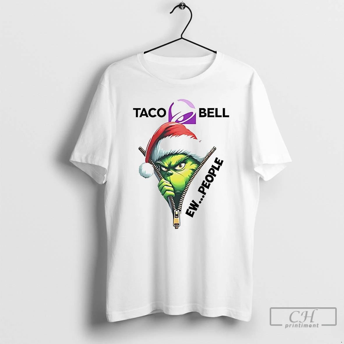 Classic Grinch Taco Bell Ew People Christmas T Shirts