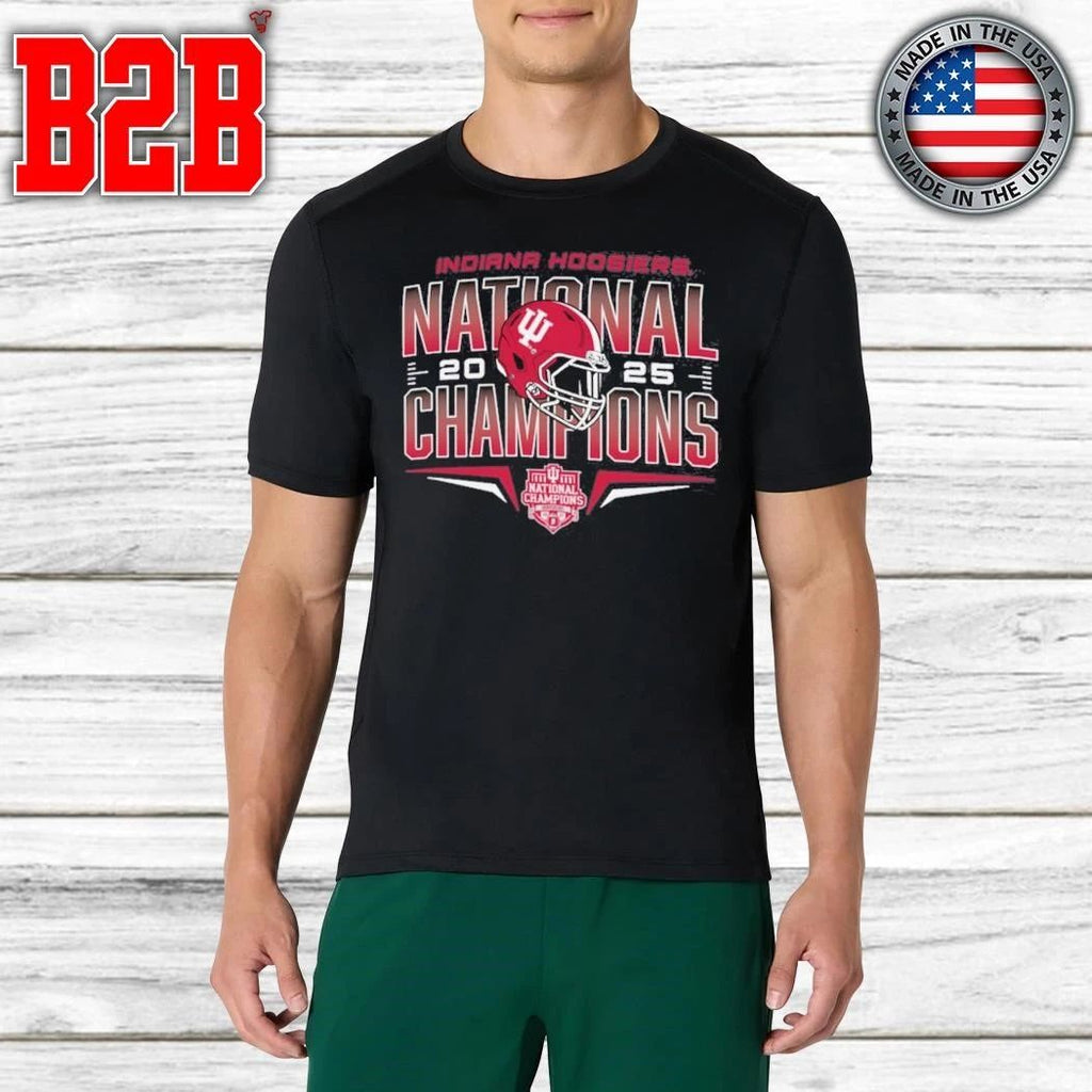 Indiana Hoosiers Champion College Football Playoff 2025 National Champions Schedule Shirt