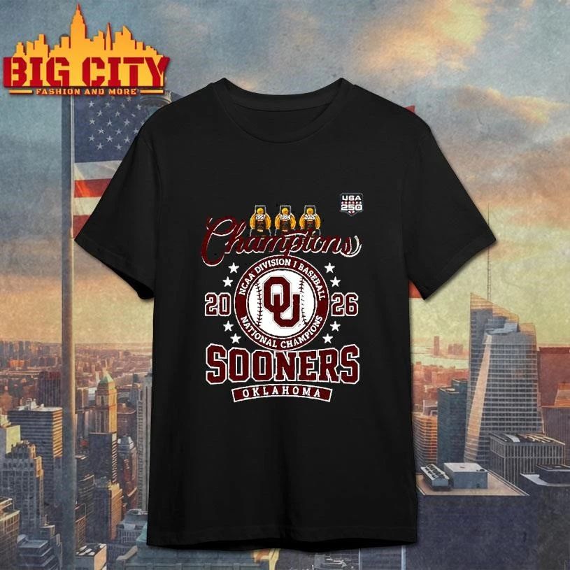 Oklahoma Sooners Baseball 2026 Championship Special Shirt