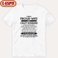 I’m A Proud Wife Of A Crazy Husband He Was Born In October 2026 Shirt