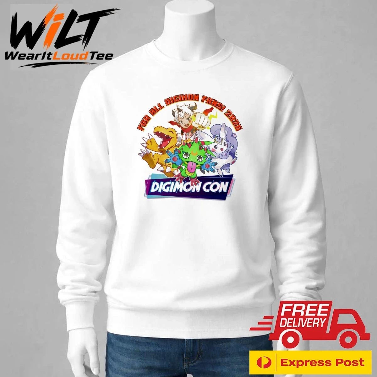 For All Digimon Fans 2026 Digimon Con Shirt